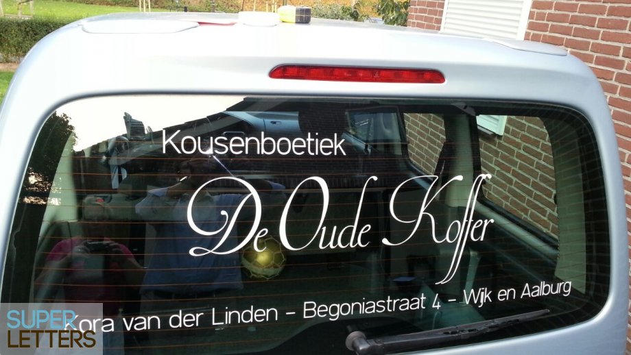 stickers auto | De Oude KOffer