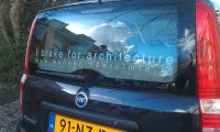 Eigen lay-out  auto belettering