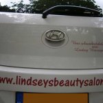 stickers auto | Plakletters op auto