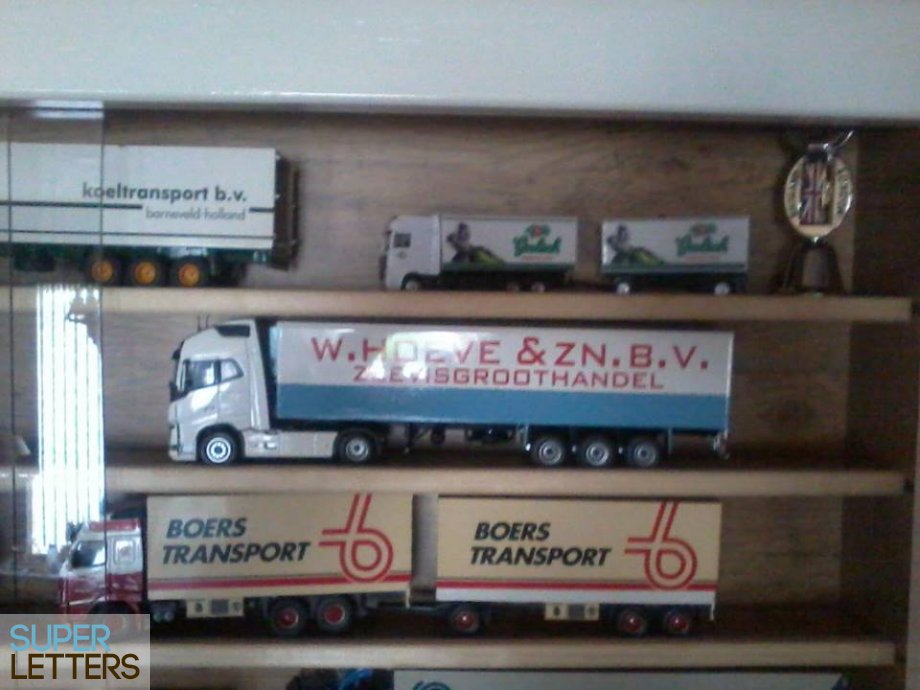 letter stickers | Modelbouw vrachtwagen