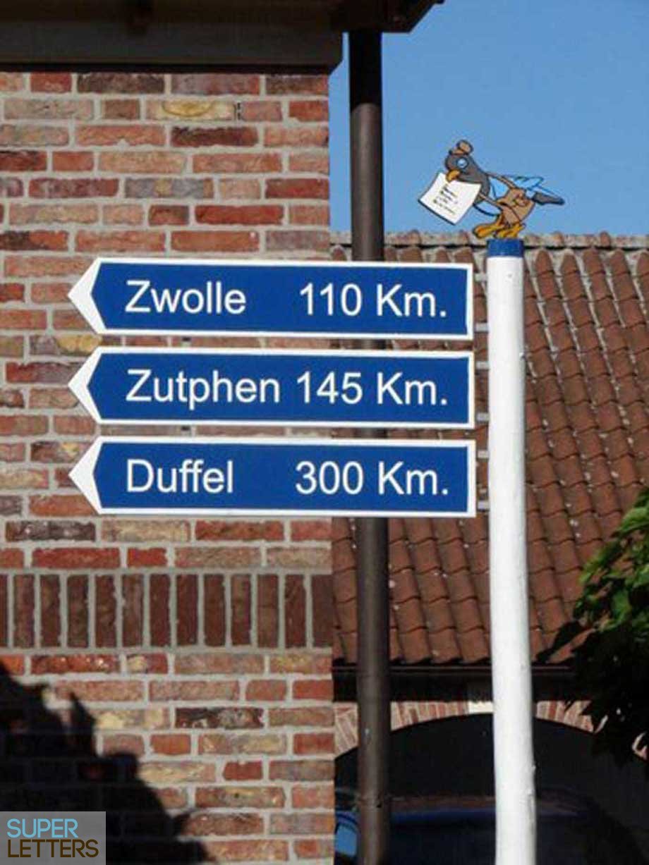 naamstickers | Bewegwijzering