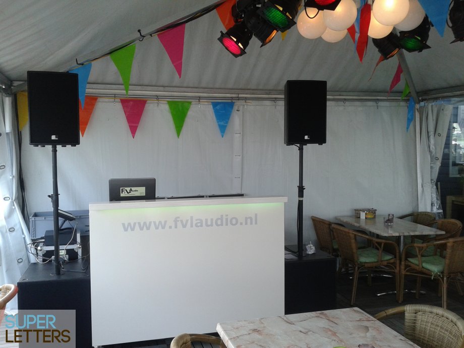 naamstickers | Drive-in show FvL Audio