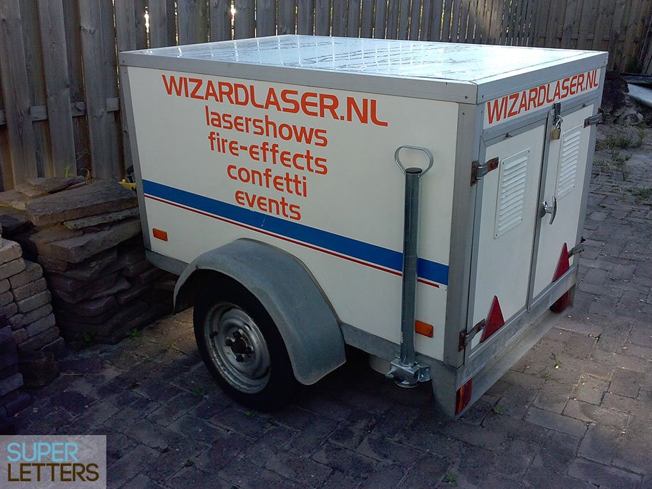 stickers auto | Aanhangwagen