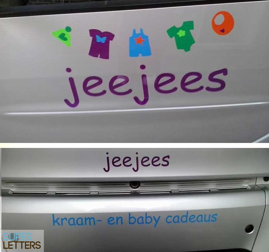 stickers auto | logo op de auto