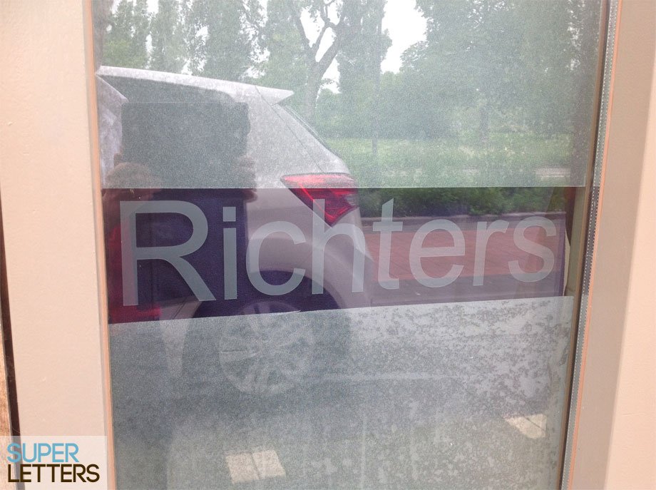 decoratie stickers | Naam in glaseffect vinyl