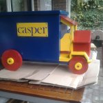 naamstickers | Speelgoed auto