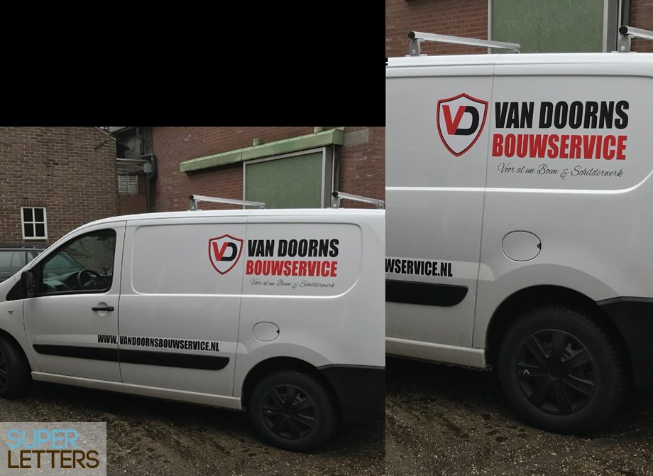 stickers auto | Bedrijfswagen