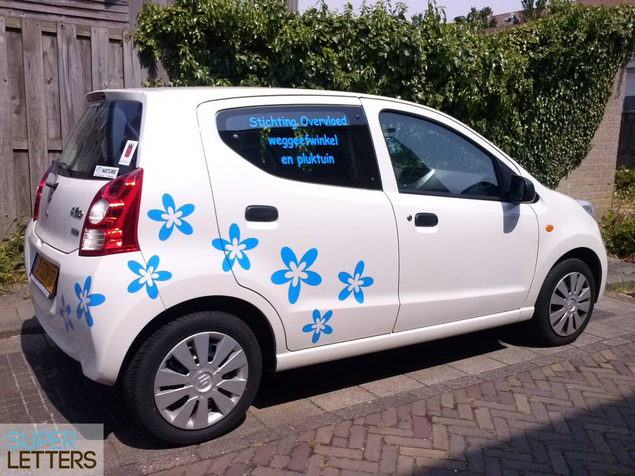 naamstickers | autoraam belettering