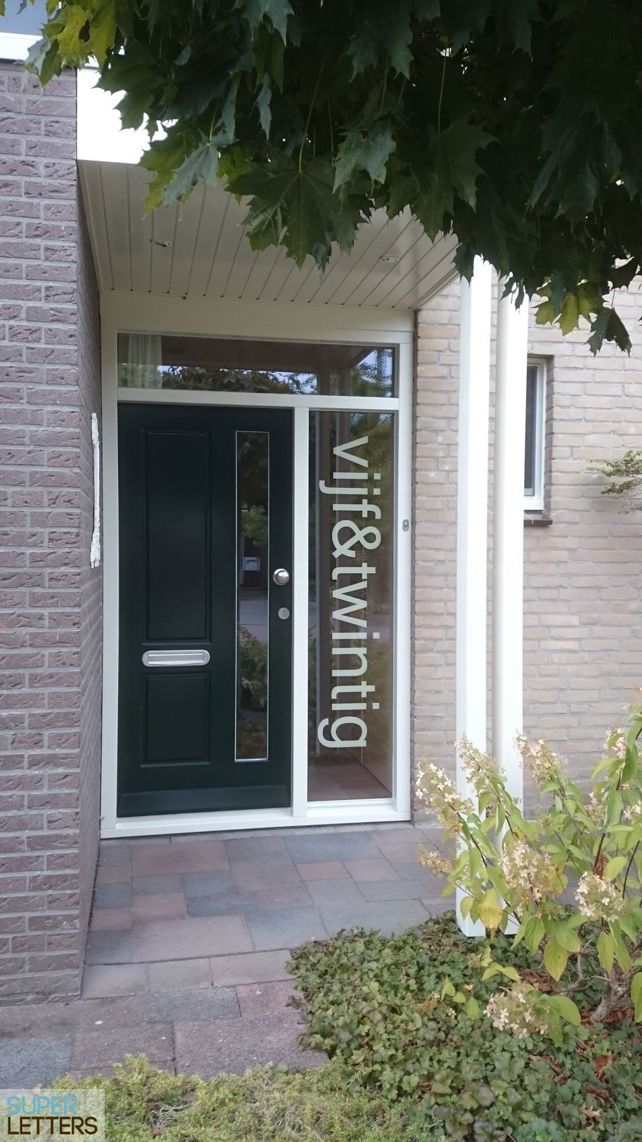 naamstickers | Op de ruit