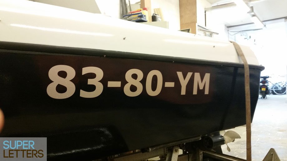 stickers printen | Registratie Nummer