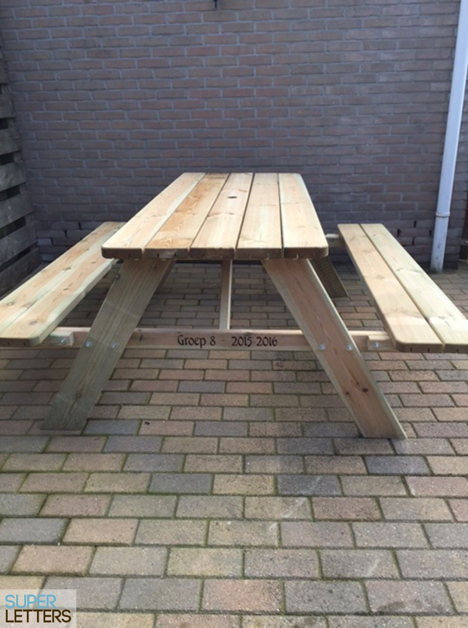 naamstickers | tafel