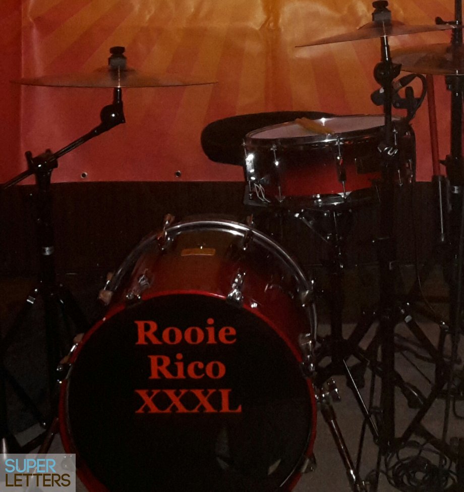 naamstickers | Rooie Rico XXXL