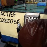 stickers printen | Naam + Nummer Schip