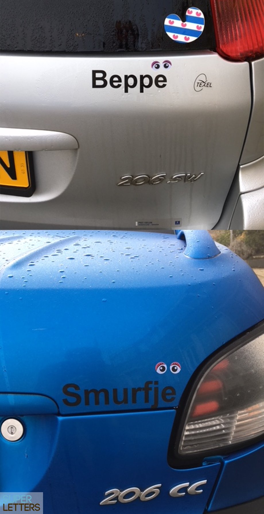 naamstickers | Auto\'s
