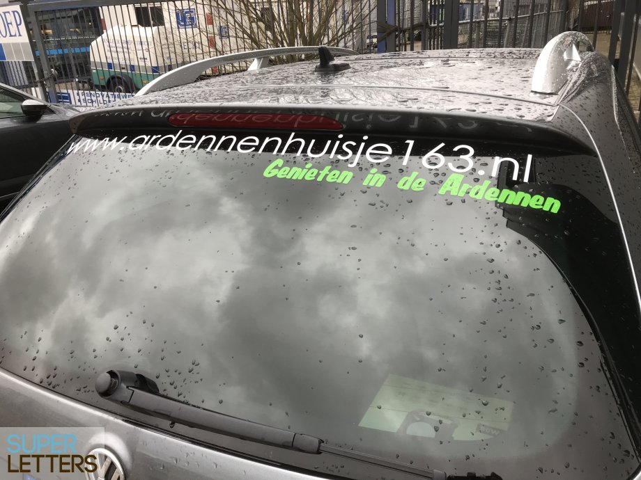 naamstickers | Ardennenhuisje163 