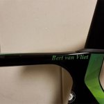 naamstickers | racefiets