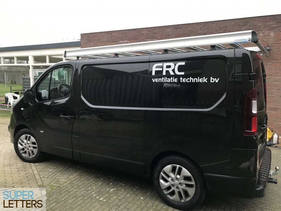 naamstickers | letters bedrijfsbus