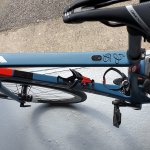 naamstickers | letters op fiets