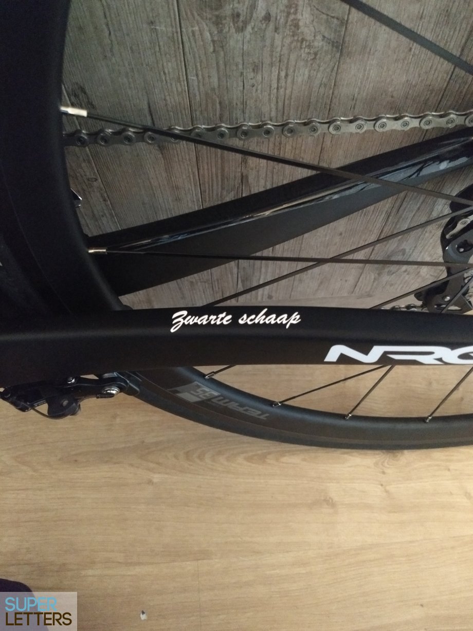 naamstickers | Fiets
