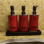 naamstickers | Zeepdispensers