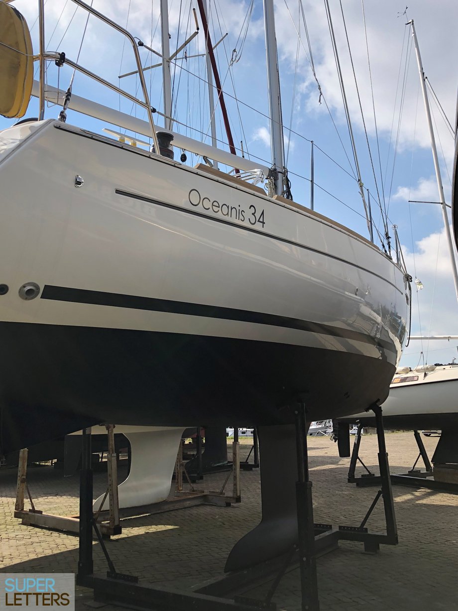 naamstickers | Oceanis 34