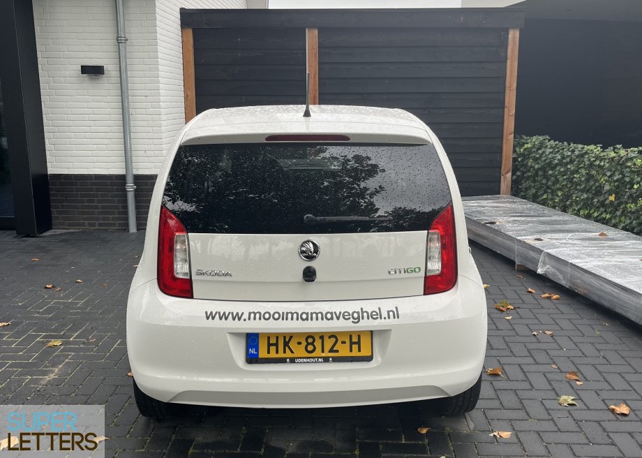 naamstickers | Plakletters auto
