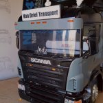naamstickers | Vrachtwagen