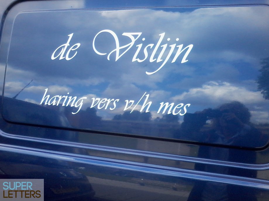 naamstickers | vislijn