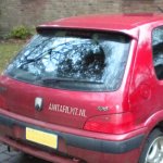stickers auto | zilver metallic.