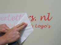 Plakletters en belettering plak instrukties